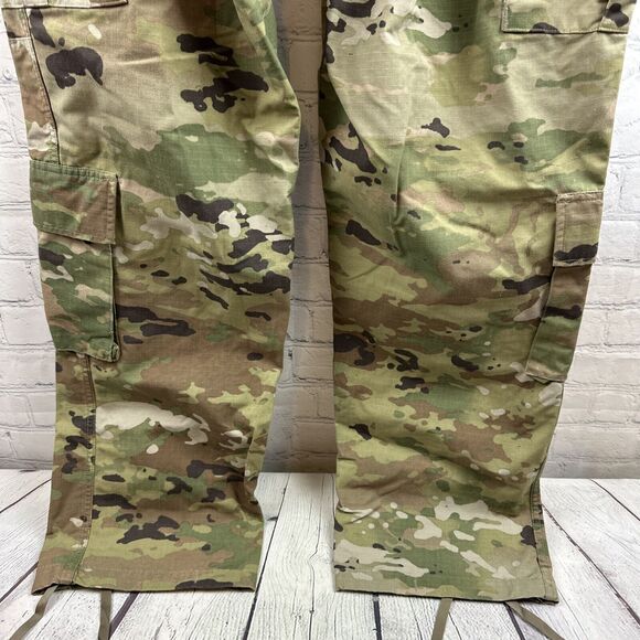 USGI Army Combat Uniform Trouser Unisex Pants Camouflage Med-Long Insect Guard - Picture 7 of 10